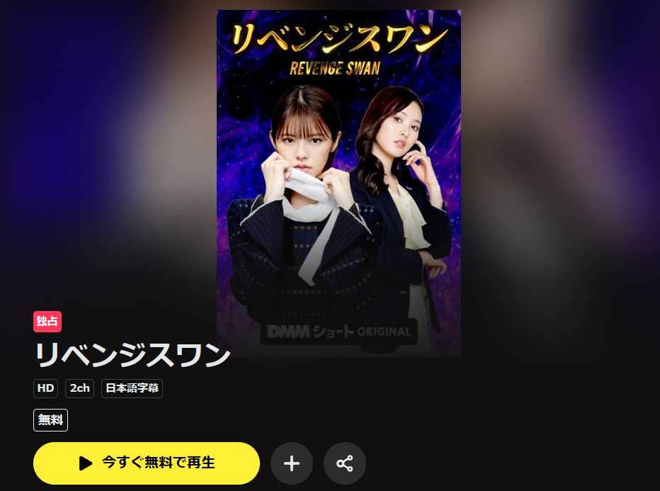 リベンジスワンはDMM TVで配信