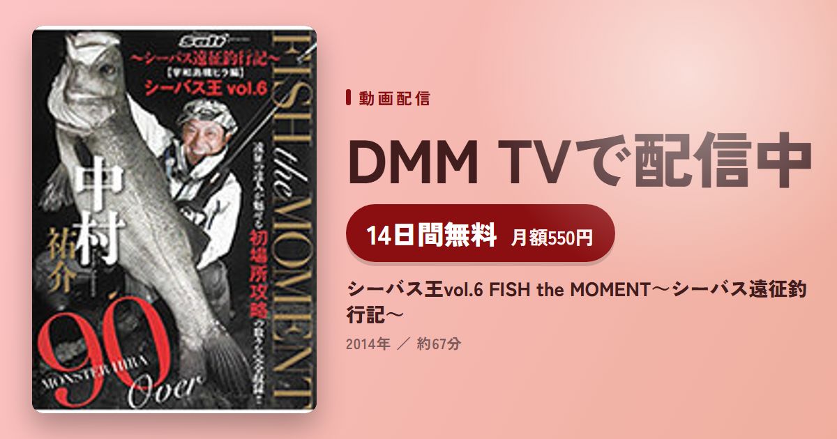 シーバス王vol.6 FISH the MOMENT~シーバス遠征釣行記~のアイキャッチ
