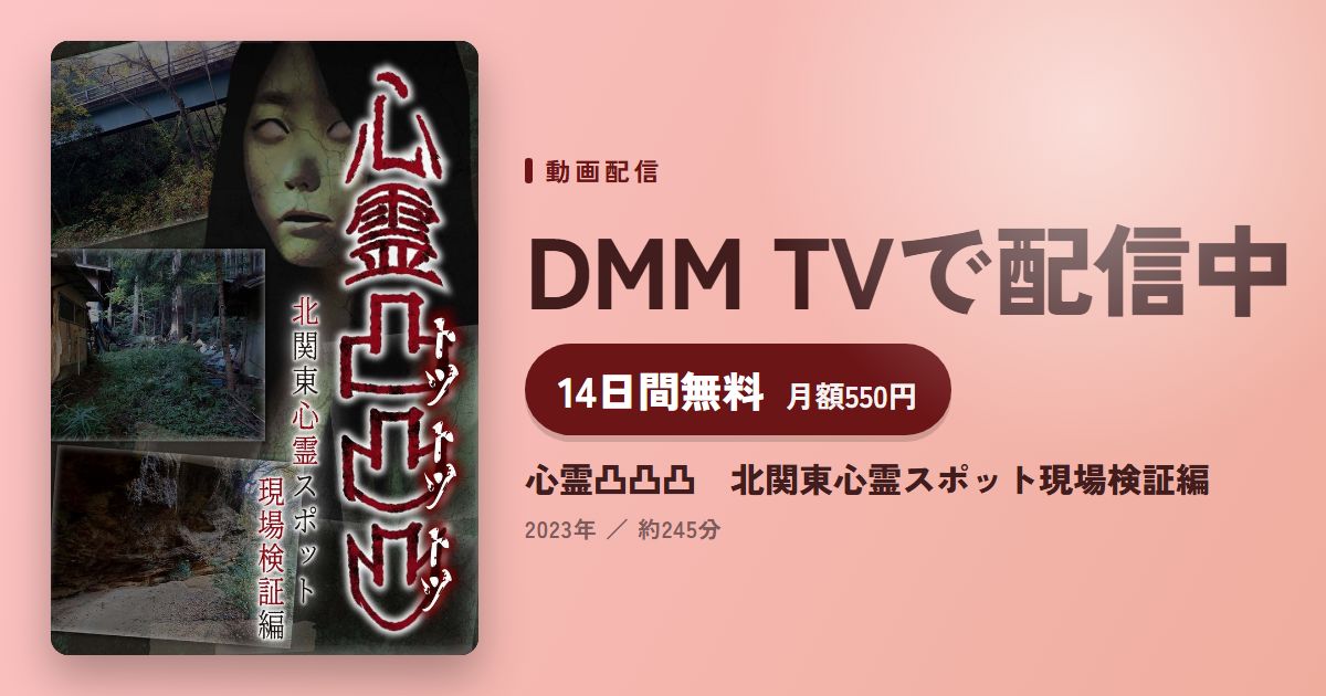 心霊凸凸凸 北関東心霊スポット現場検証編のアイキャッチ