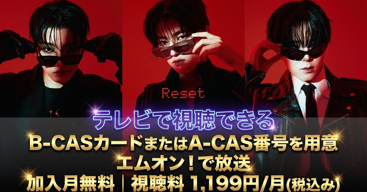 Reset To Start -しゅーばやし-テレビ放送・見逃し配信視聴方法